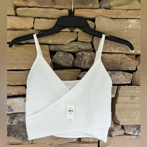 Aerie size small cream cropped sweater